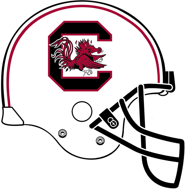 South Carolina Gamecocks 0-Pres Helmet Logo iron on transfers for T-shirts